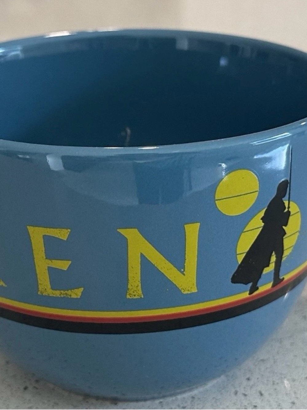 Disney Blue and Yellow Star Wars Character Mug